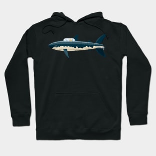 Shark Submarine Hoodie